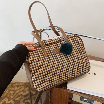 Commuter Houndstooth  Bag