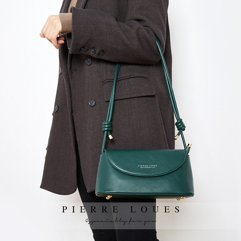Baguette PU Leather Handbag – Women’s Shoulder & Crossbody Bag