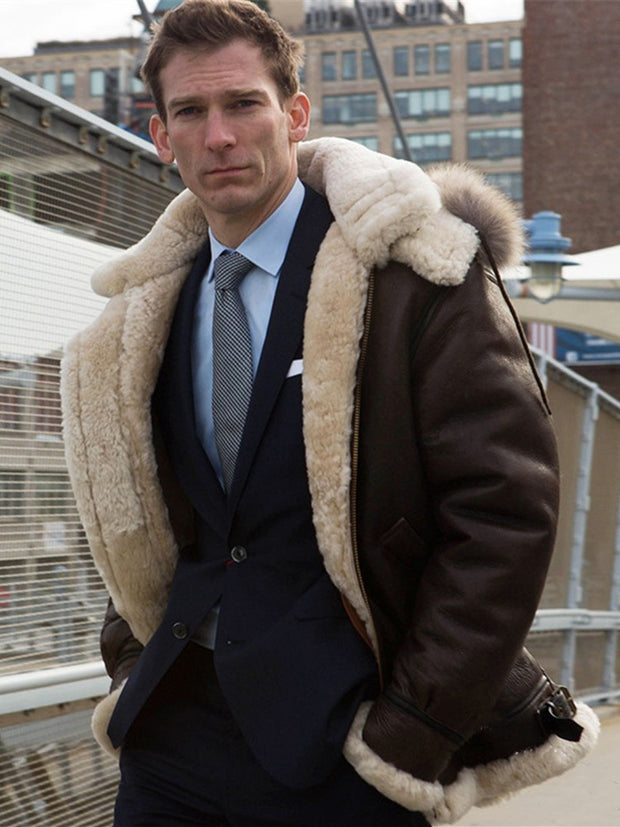 Fur Integrated Padded coats for Men