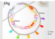 Wind Girly Acrylic Pendant Waist Chain