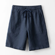 Summer Linen Men's Beach Shorts