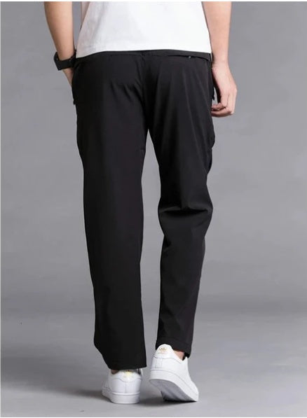 Loose straight thin sports pants men