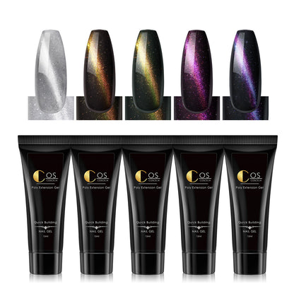 New 6 Color Gift Box Magic Eye Extension Glue Manicure Magnet Manicure Painless Extension Glue