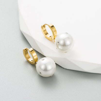European & American Style Gold-Plated Lightweight Earrings – Pair