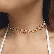 Hollow Clavicle Chain Necklace