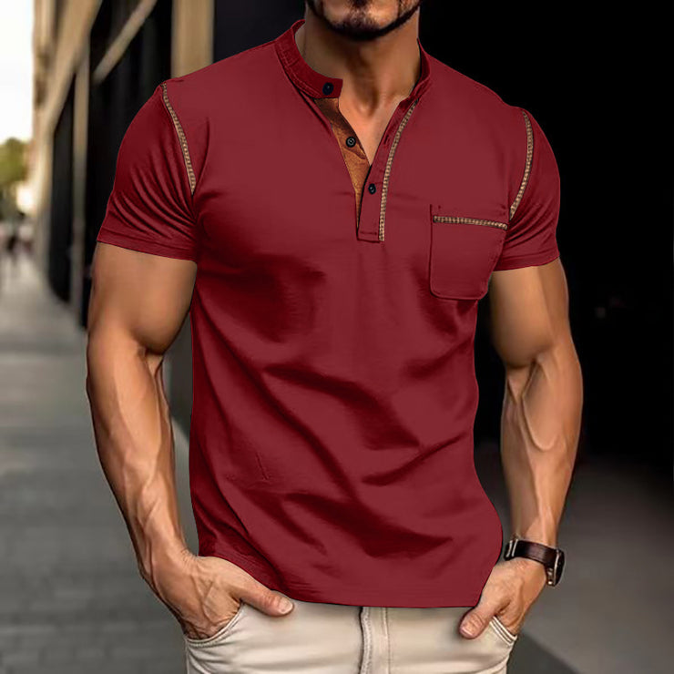 Men's Short-sleeved Casual Polo Shirt