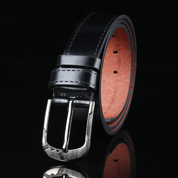 Retro microfiber belt