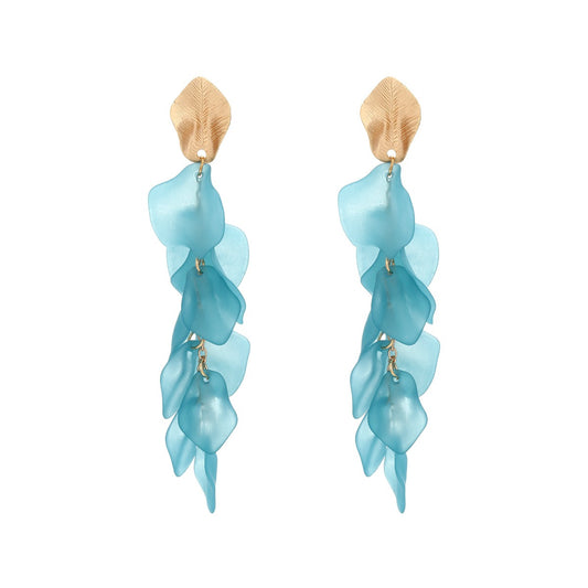 Tassel exaggerate earrings