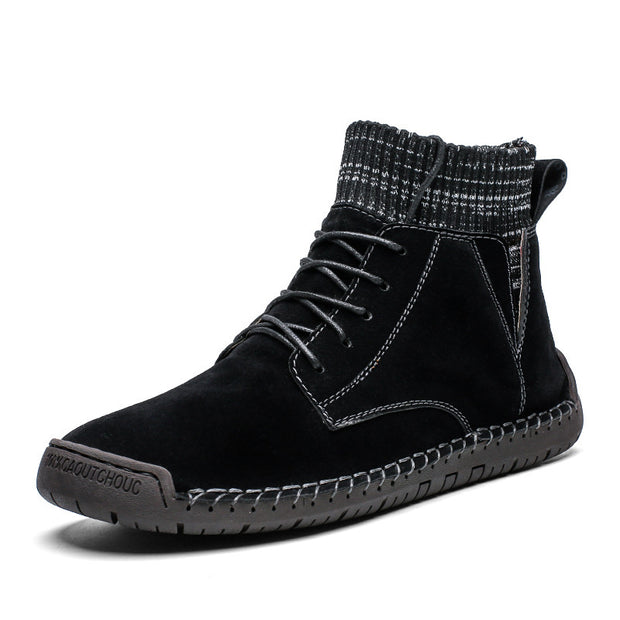 High-top retro ankle boots