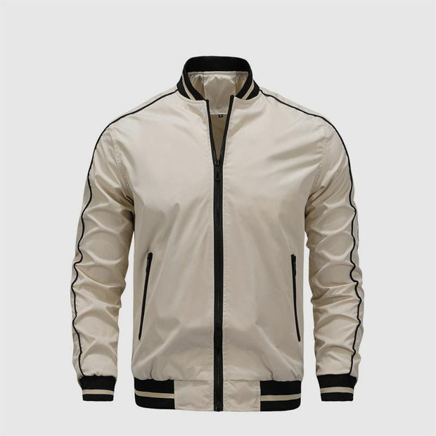 Baseball Loose Fashion Polyester Jacket Men