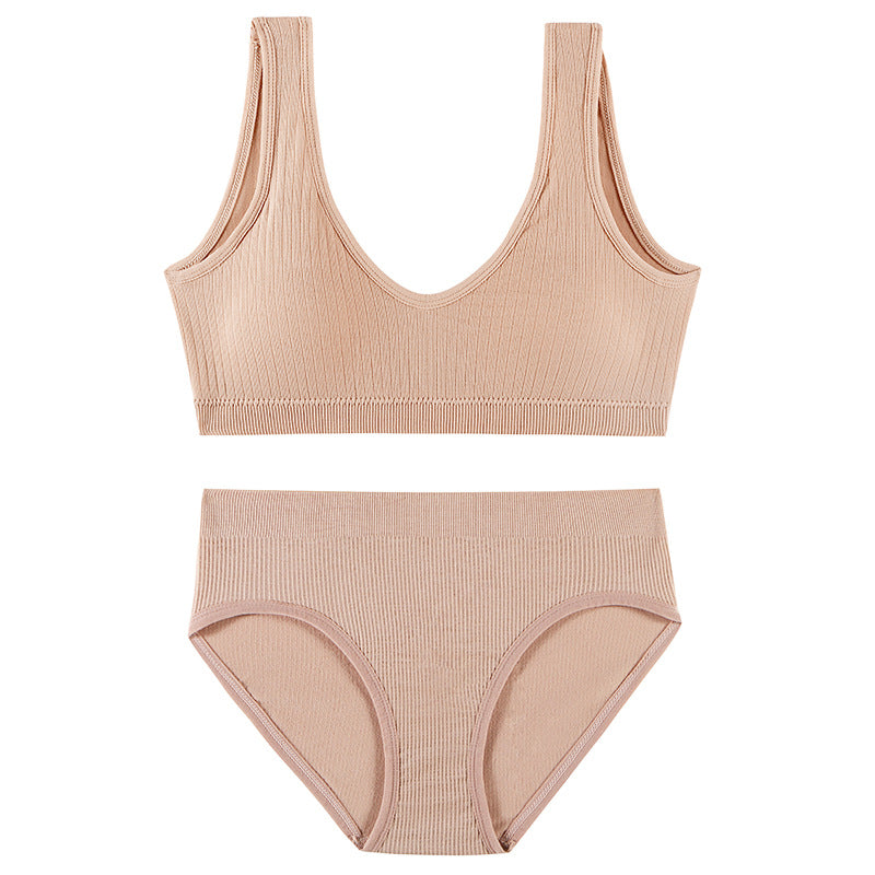 VelvetTouch Padded Bra & Low-Waist underwear set