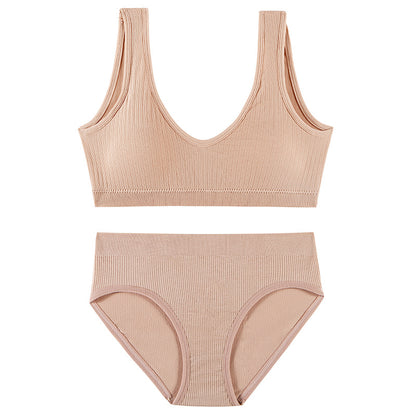 VelvetTouch Padded Bra & Low-Waist underwear set