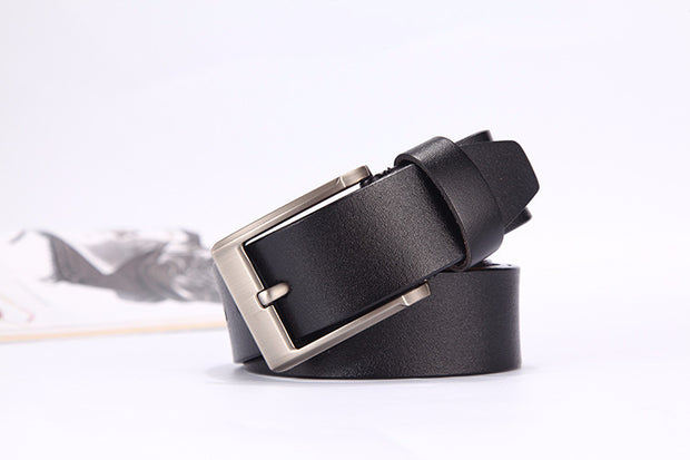 Simple Men's Leather Belt