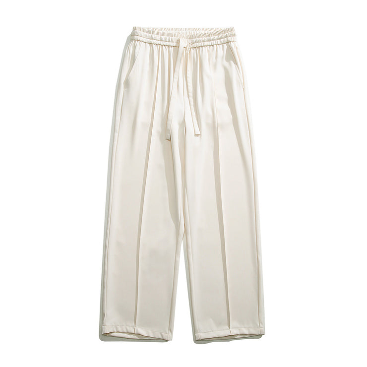 Thin Ice Silk Elastic Waist Casual Pants Men