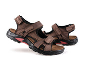 Men Leather Cowhide Sandals