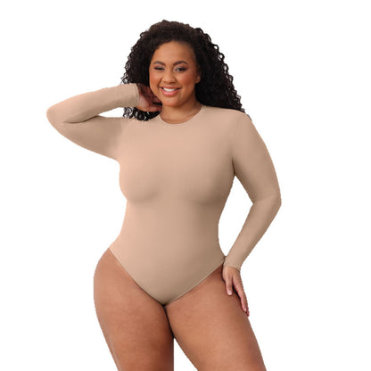 Double-Layer Sculpt Long Sleeve Bodysuit