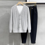 Men's Knitted Autumn And Winter Sweater Casual Cardigan