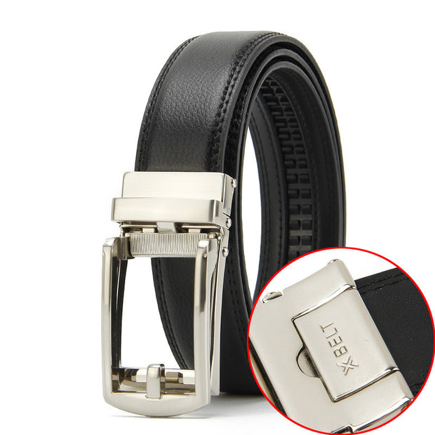 Two-layer Buckle Men's Belt