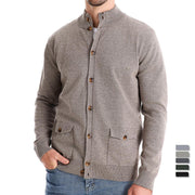 High Quality Business Casual Solid Color Sweater Cardigan  Men