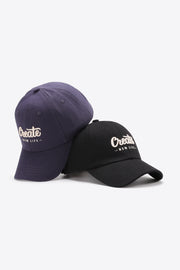 CREATE NEW LIFE Adjustable Cotton Baseball Cap