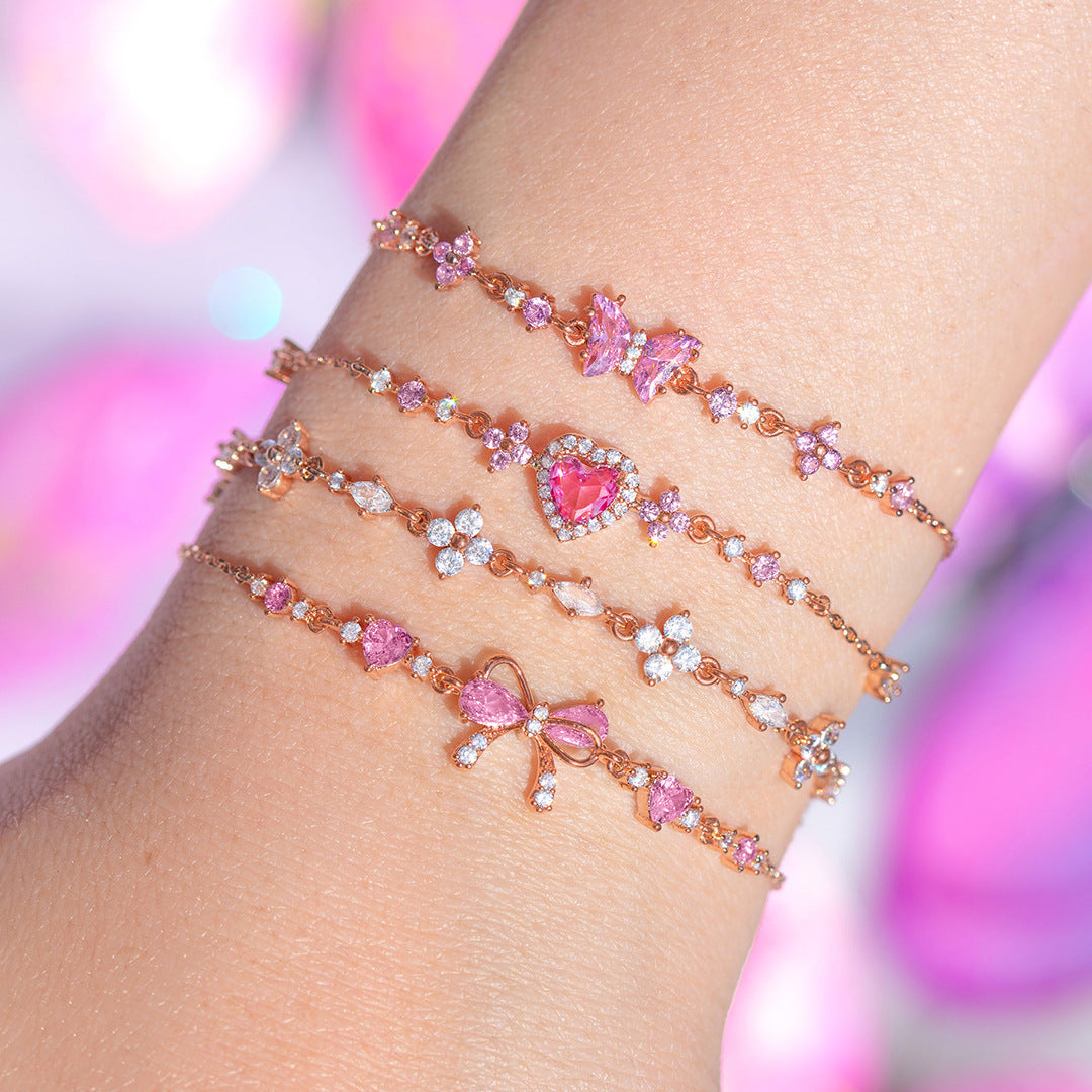 Crystal Blush bracelets