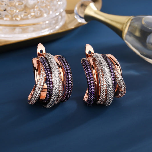 Luxury Bridal Stud Earrings