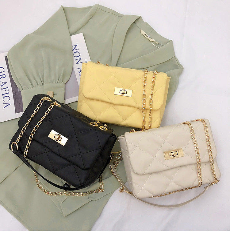 Rhombus Embroidery crossbody bags