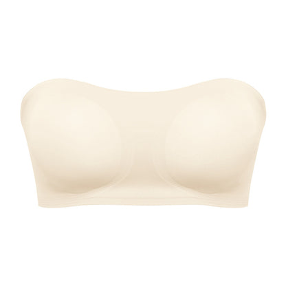 Women's Strapless Crossed  Buckle Bra