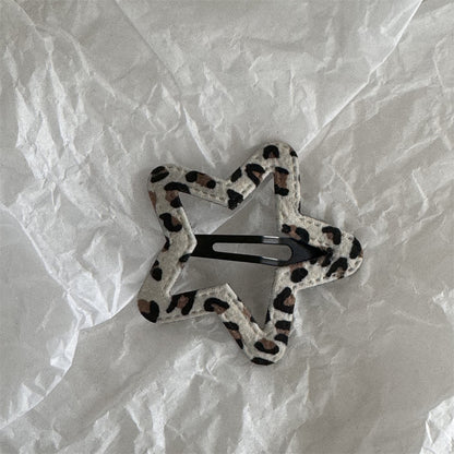 Leopard Print Clouds Hairpin