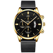 Luxur Mesh Band Quartz Watch For Men