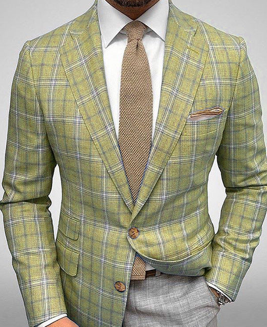 Men's Striped Blazer