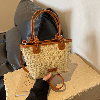 Straw Style Woven Bag