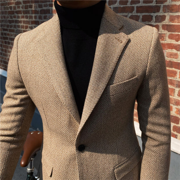 Thick And Textured Blazer For Men