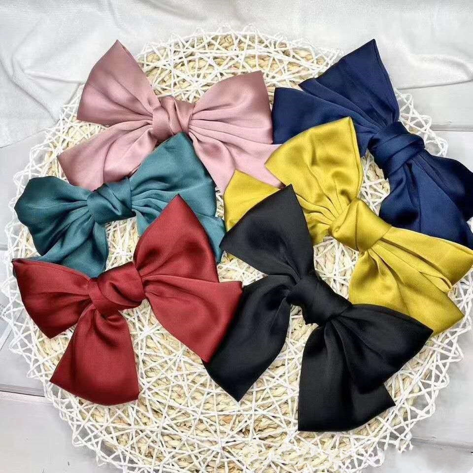 Satin Bow Hairpin
