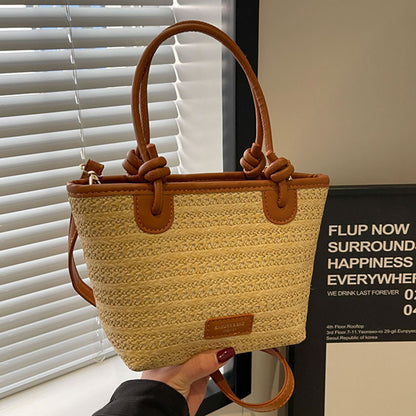 Straw Style Woven Bag