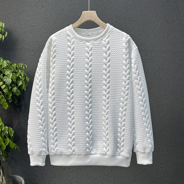 High Sense  Fashion Brand Brushed Men Sweater