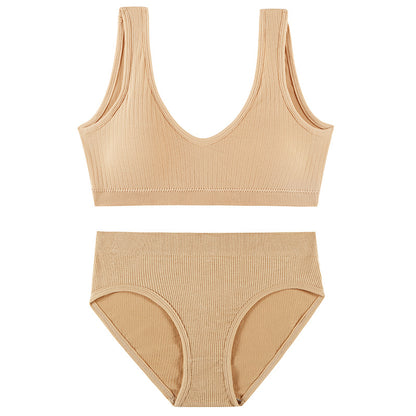 VelvetTouch Padded Bra & Low-Waist underwear set