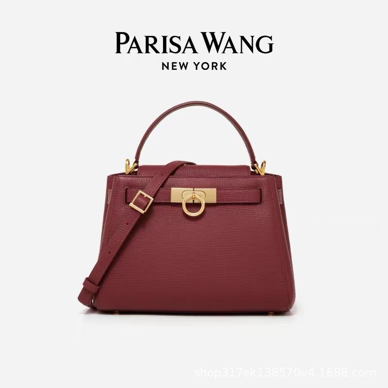 Leather Handbag  Madison Shoulder Tote Bag