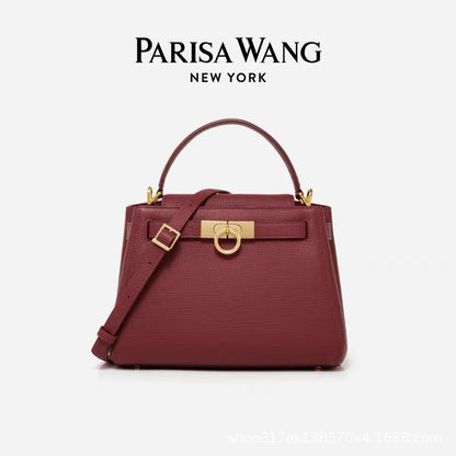 Leather Handbag  Madison Shoulder Tote Bag