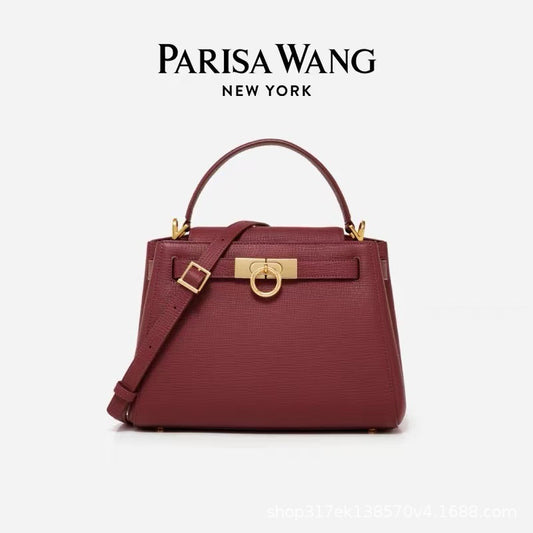 Leather Handbag  Madison Shoulder Tote Bag