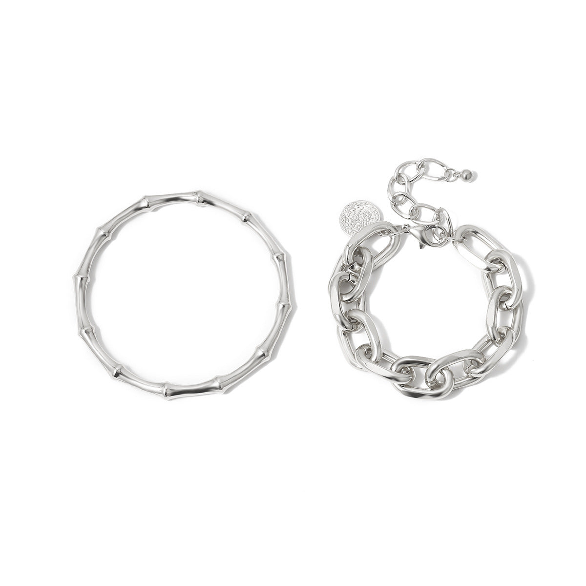 Retro Coins Multi-Layer Bracelet set