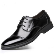 Men Cow Split Leather Dress Shoes