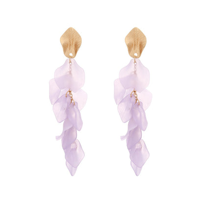 Tassel exaggerate earrings