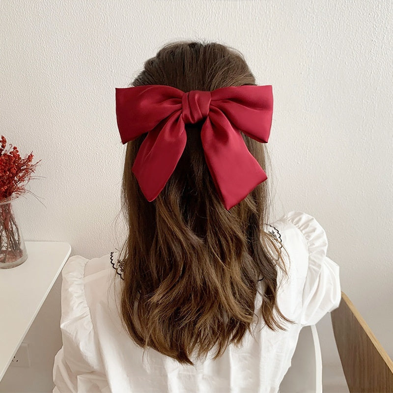Satin Bow Hairpin