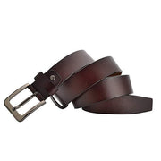 Casual wild two-layer leather belt