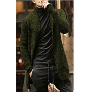 Men's Long-sleeved Knitted Cardigan