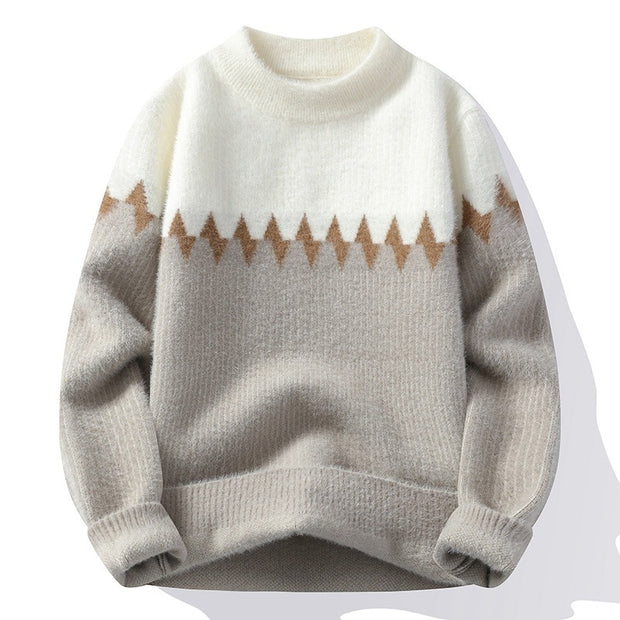 Round Neck Men's Knitwear Sweater