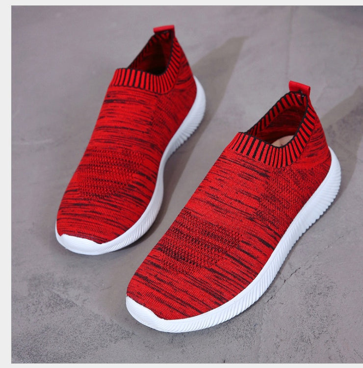 Woman Deep Mouth Woven Sneaker