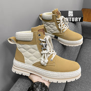 Men High-top Sports Platform Boots