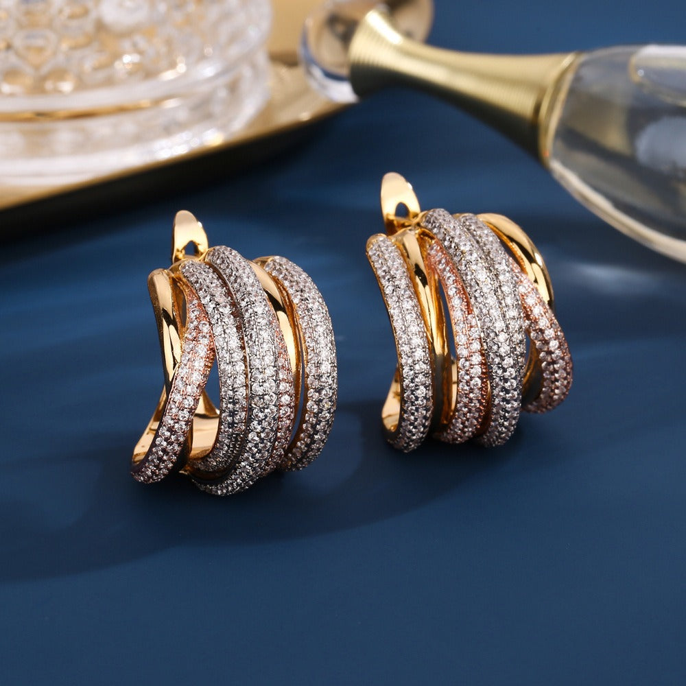 Luxury Bridal Stud Earrings